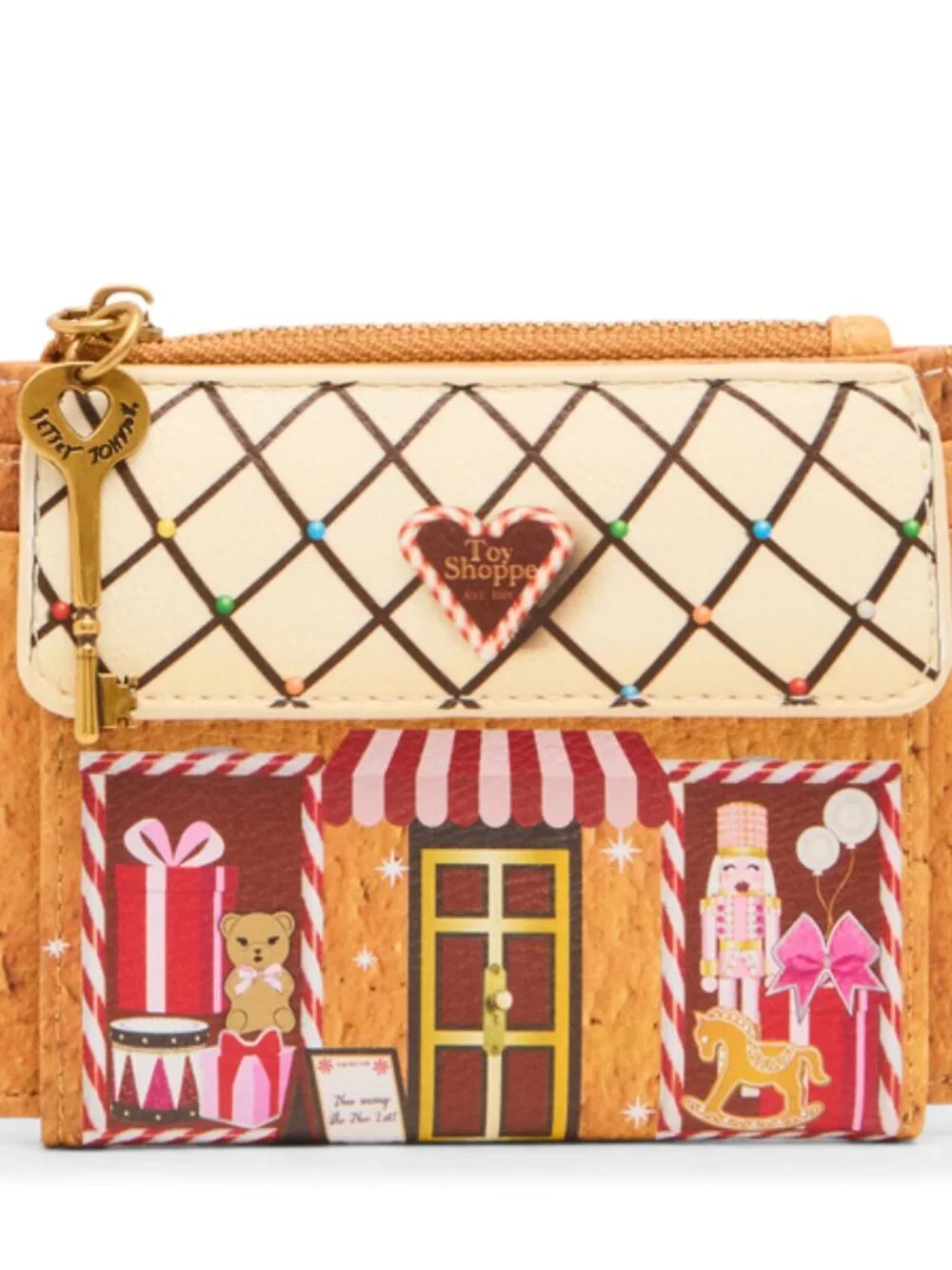Betsey Johnson Kitsch Treat Me Right Toy Shop BiFold Wallet Holiday 2026 NWT